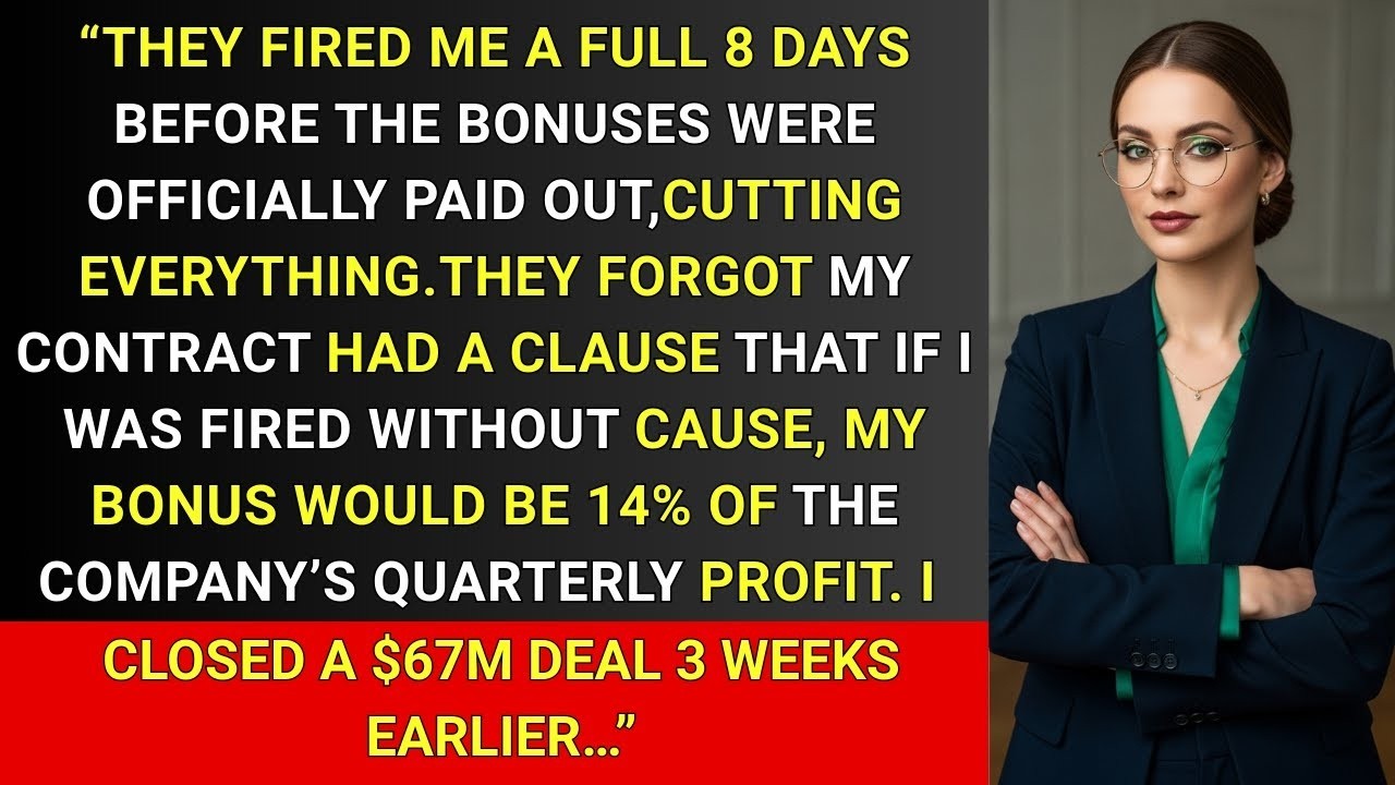 They Cut Me Loose Before Bonus Week… Then My 14% Profit Clause Hit Like a Bomb