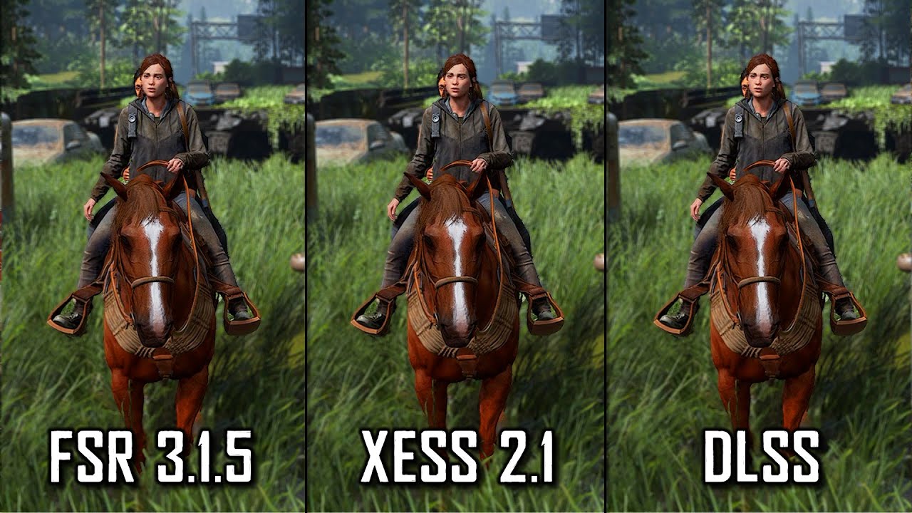 FSR 3.1.5 vs XeSS 2.1 vs DLSS 310.3.0 - Tested in The Last of Us Part 2 Remastered