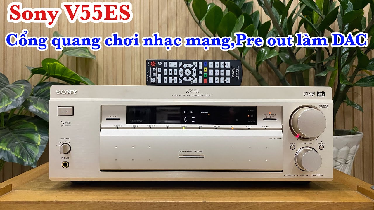 Đã bán- Sony TA-V55Es đẹp long lanh,cổng quang chơi nhạc mạng,345W,Pre làm DAC ☎️0834563852