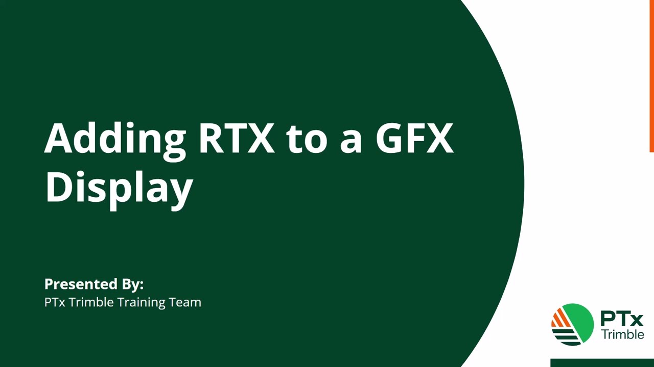 How to add RTX Corrections to a GFX Display