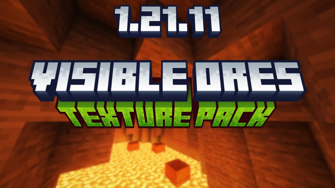 Как скачать и установить текстурпак «Видимые руды» в Minecraft 1.21.11