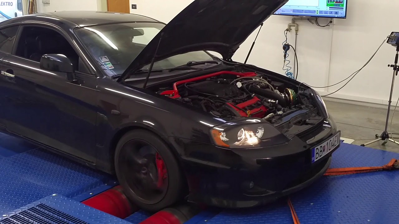 Tiburon V6 Turbo - dyno run