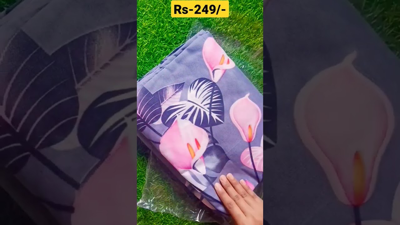 shopsy bedsheet unboxing under 250/-😍😍🔥 