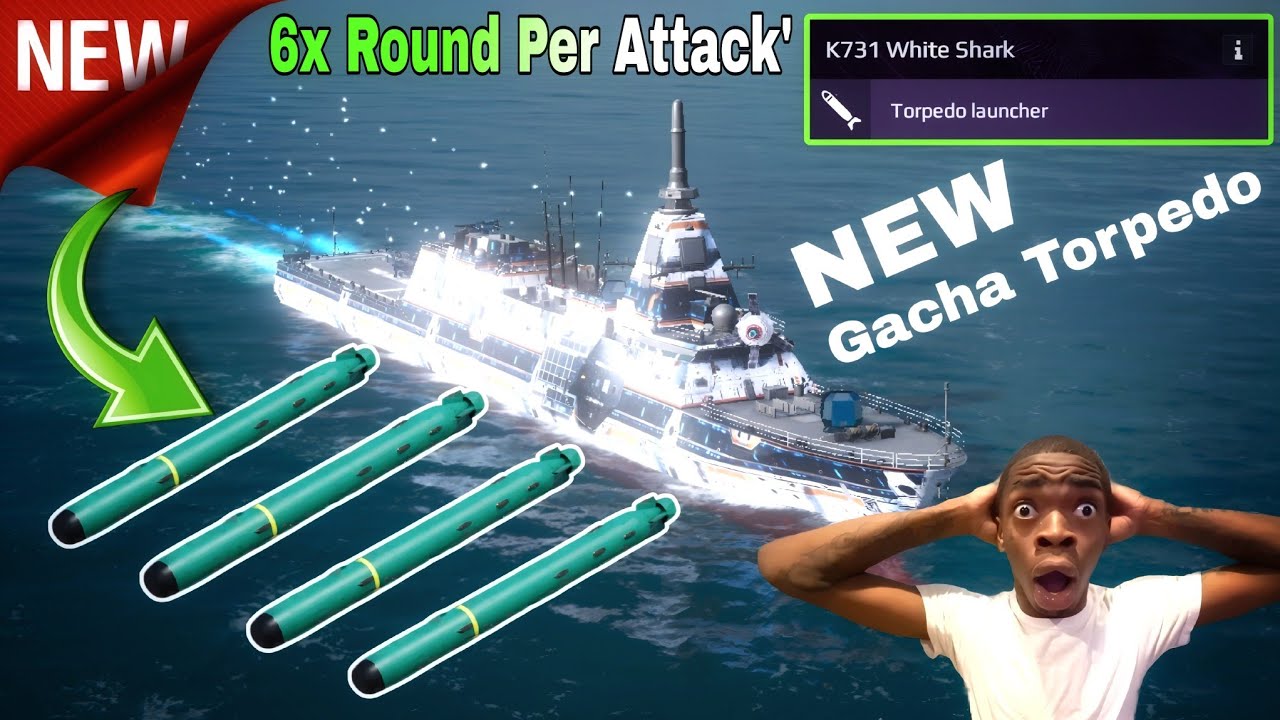 K731 White Shark - New Torpedo 🔥 Review & Gameplay - Modern Warships 