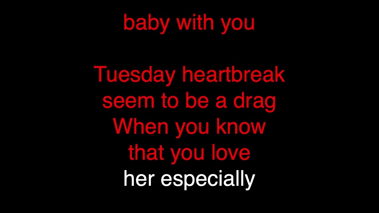 Stevie Wonder Karaoke - Tuesday Heartbreak (Karaoke)