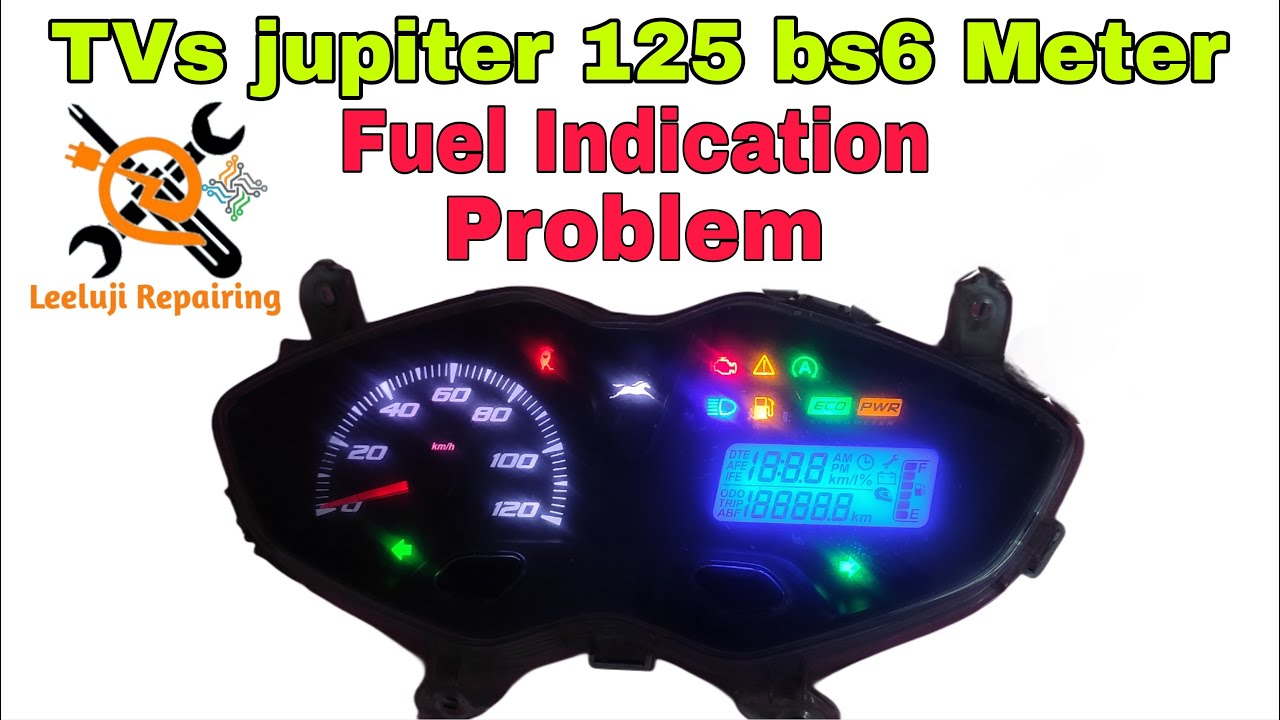 TVs Jupiter Fuel Gauge Problem.TVs Jupiter 125 Bs6 meter Fuel Gauge Nhi Dikhata. Low Fuel Indication