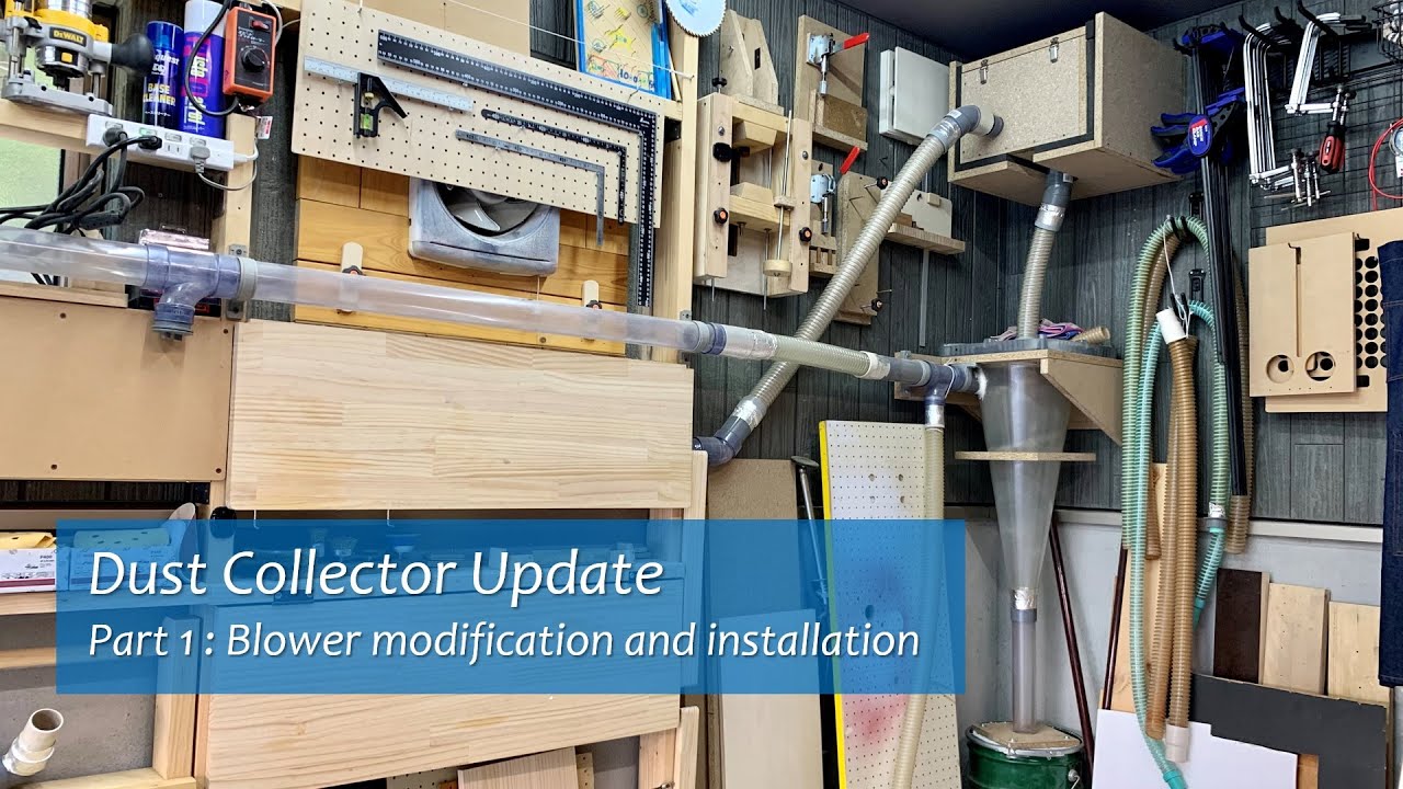 Cyclone Dust Collection Part1: Blower modification