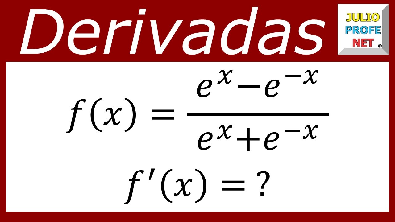 Derivación de funciones | Ej. 16 #julioprofe