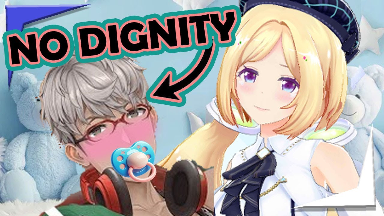Akirose completely destroys Arusan's dignity with baby play and d*ck talk【Holostars EngSub】