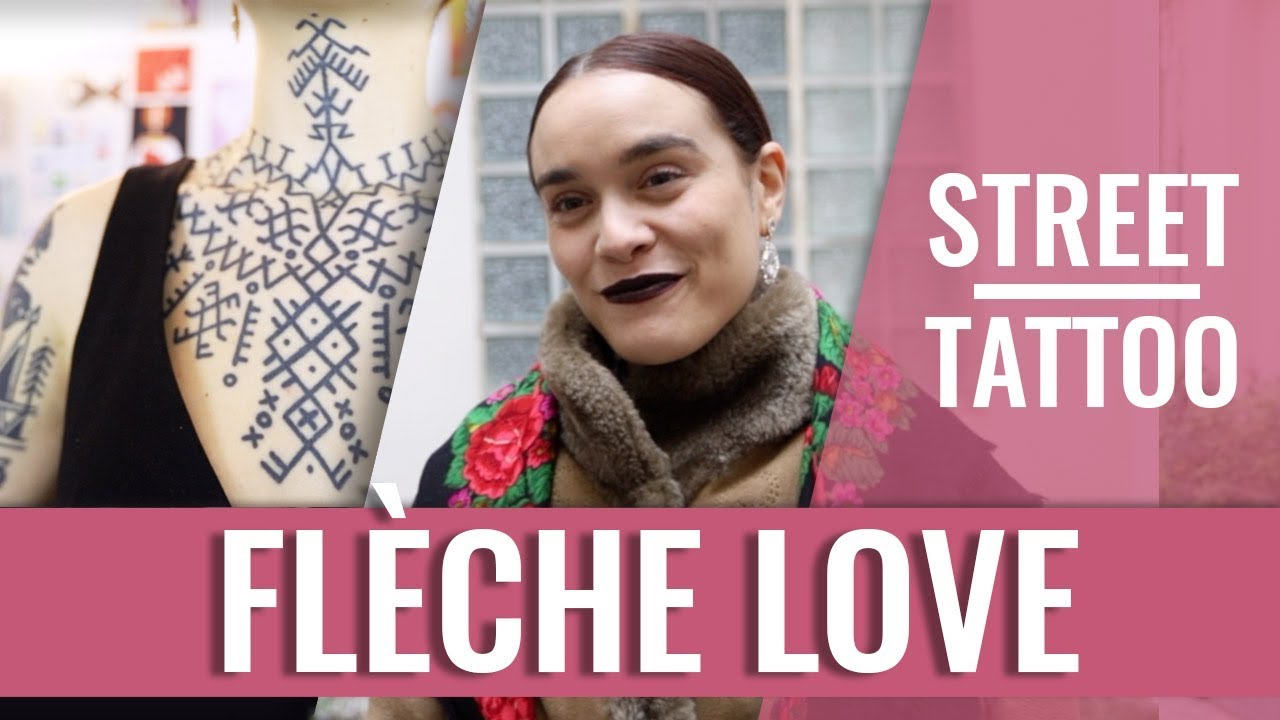 STREET TATTOO - FLECHE LOVE, CRÉATURE MAGIQUE