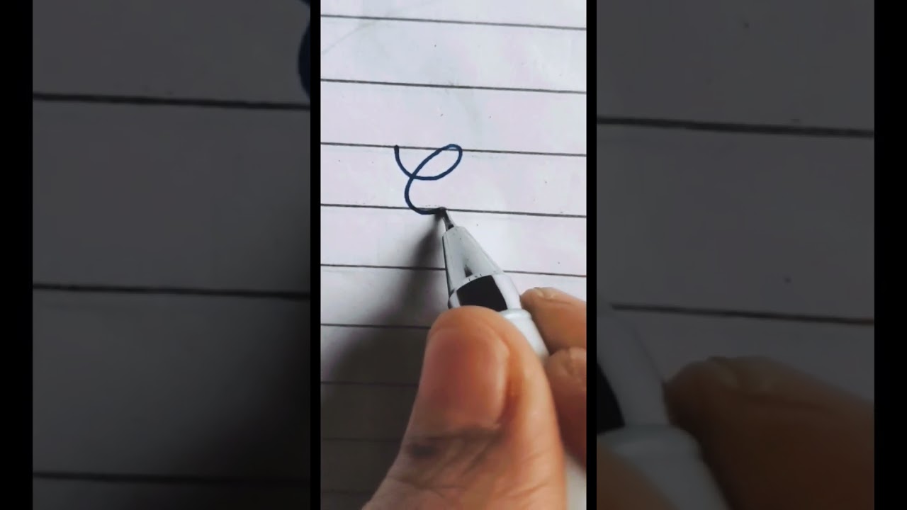 cursive writing E ✍️#popcorntv#kidsstudytime#viralvideo#shorts#ytshorts#writing #alphabetwriting