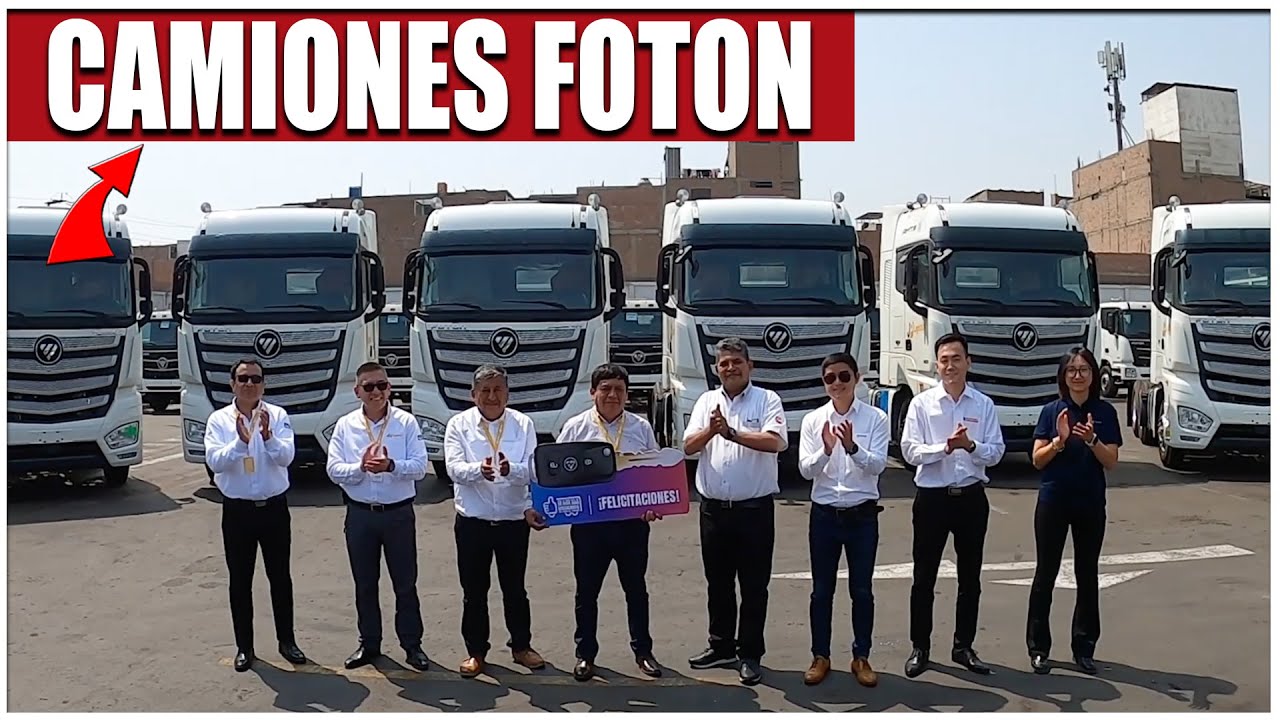 Entrega de flota de camiones FOTON a 'JP Logística' | Tracto Camiones USA