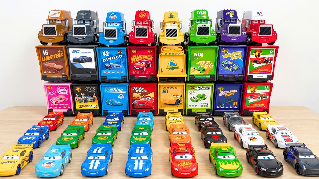 Disney Pixar Cars Unboxing Review | Lightning McQueen, Tow Mater, Doc Hudson, Sally Carrera, Cruz