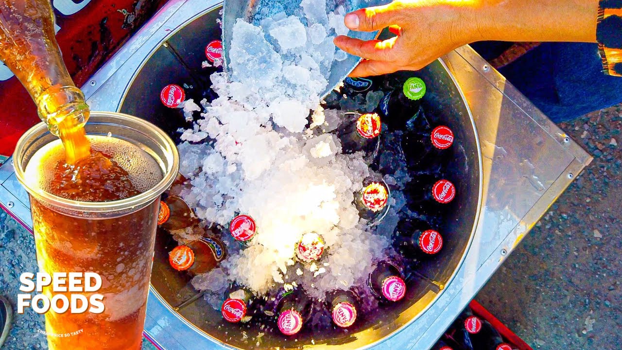 Street Food Thailand 2021- Slushy Coca-Cola/Fender/Sprite | Just Drink Coca-Coca Slushy