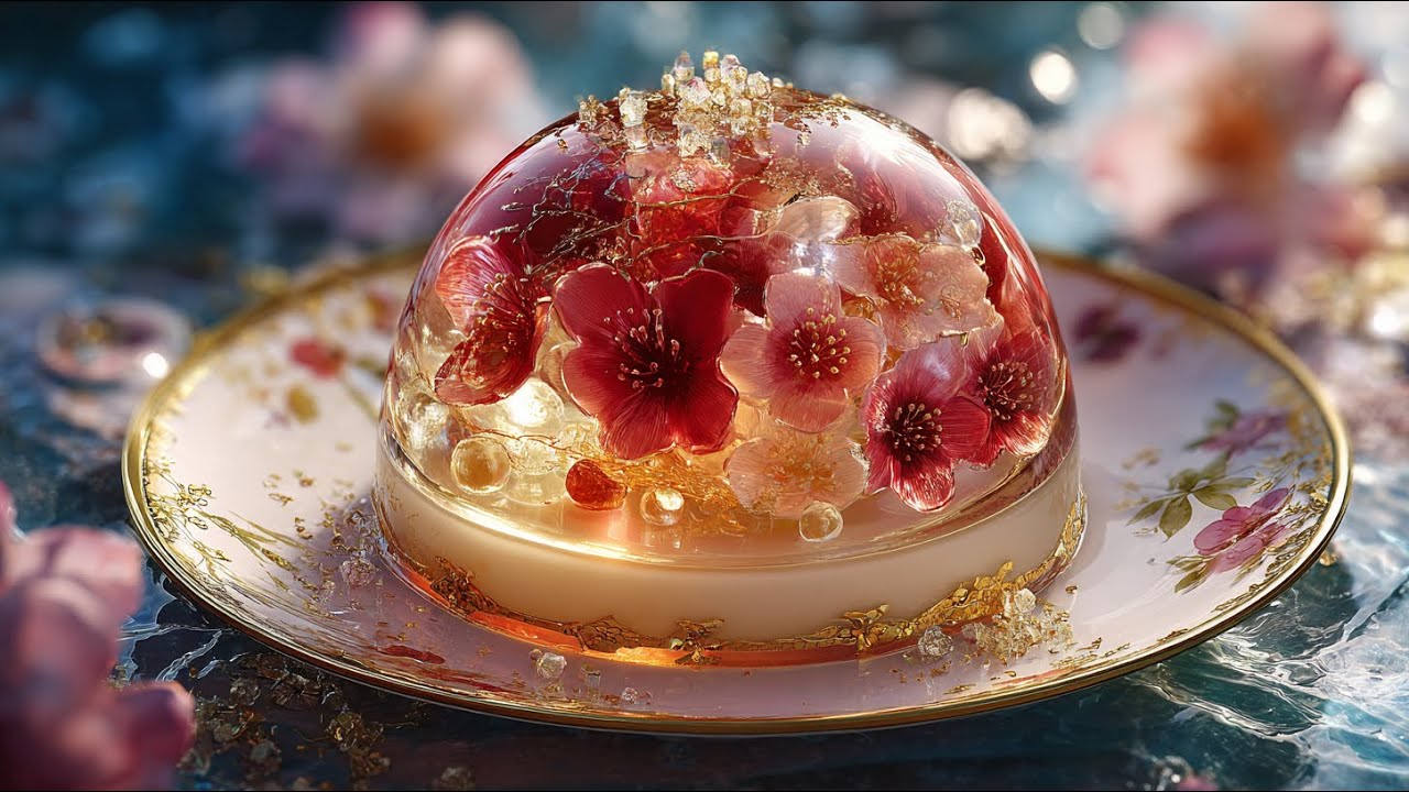 【AI ASMR】日本を味わう🍰47のガラスケーキで巡る旅💎| A Journey Through 47 Glass Cakes