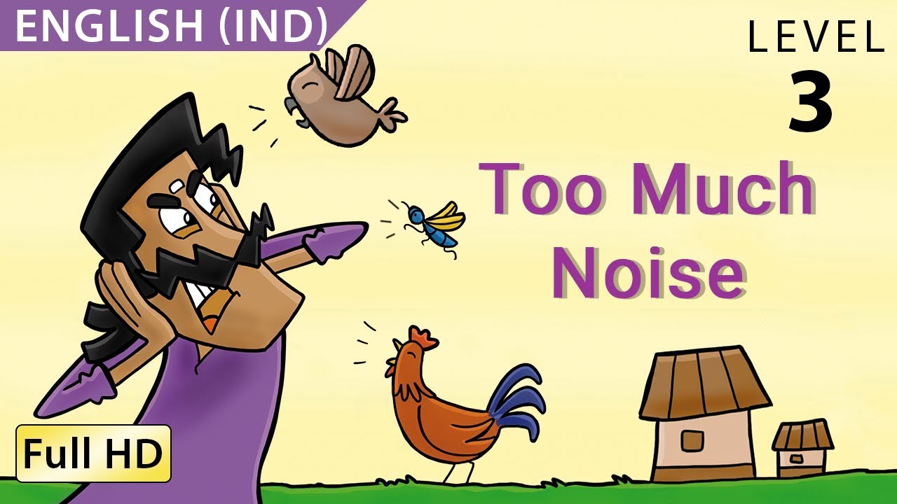 Too Much Noise: Learn English (IND) with subtitles - Story for Children "BookBox.Com"