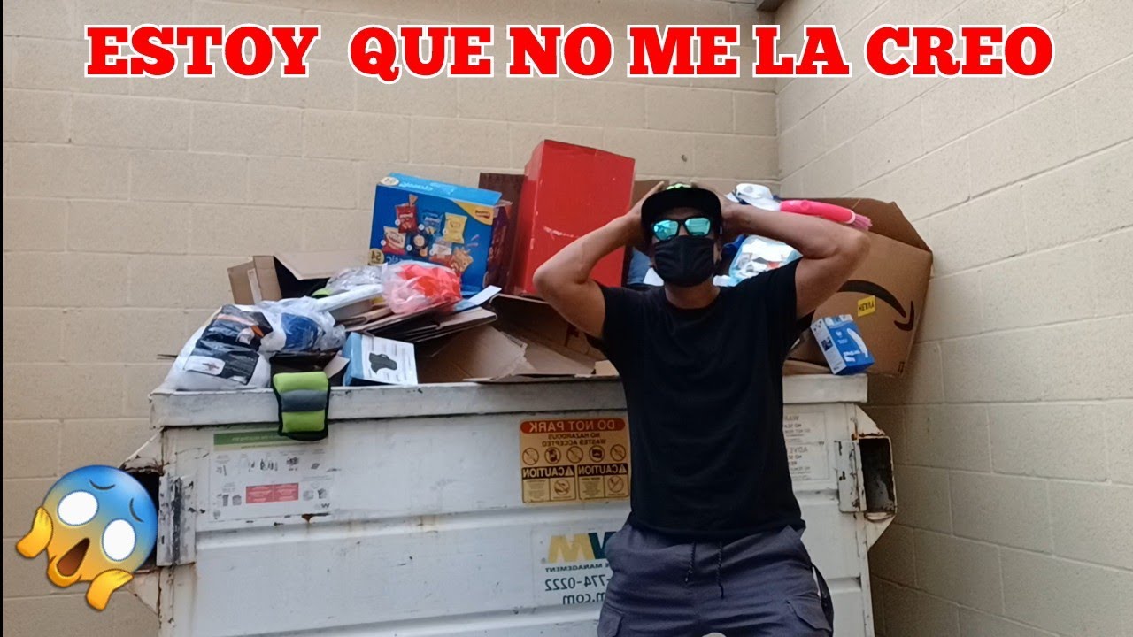 asi son los RICOS en este PAIS.  tiran cosas NUEVAS a la BASURA #loquetiranenusa #dumpsterdiving