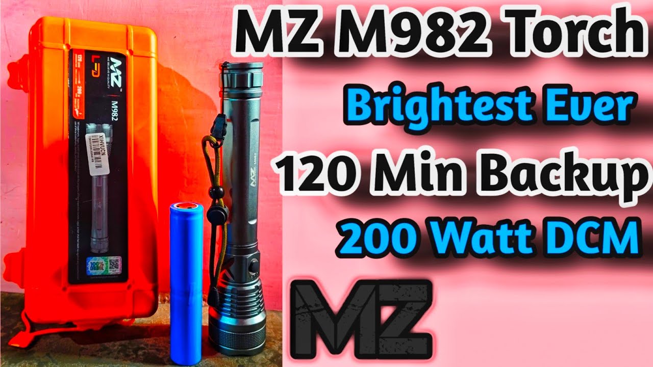 MZ M982 Torch Review Is THIS The BEST Flashlight?   *MZ M982*