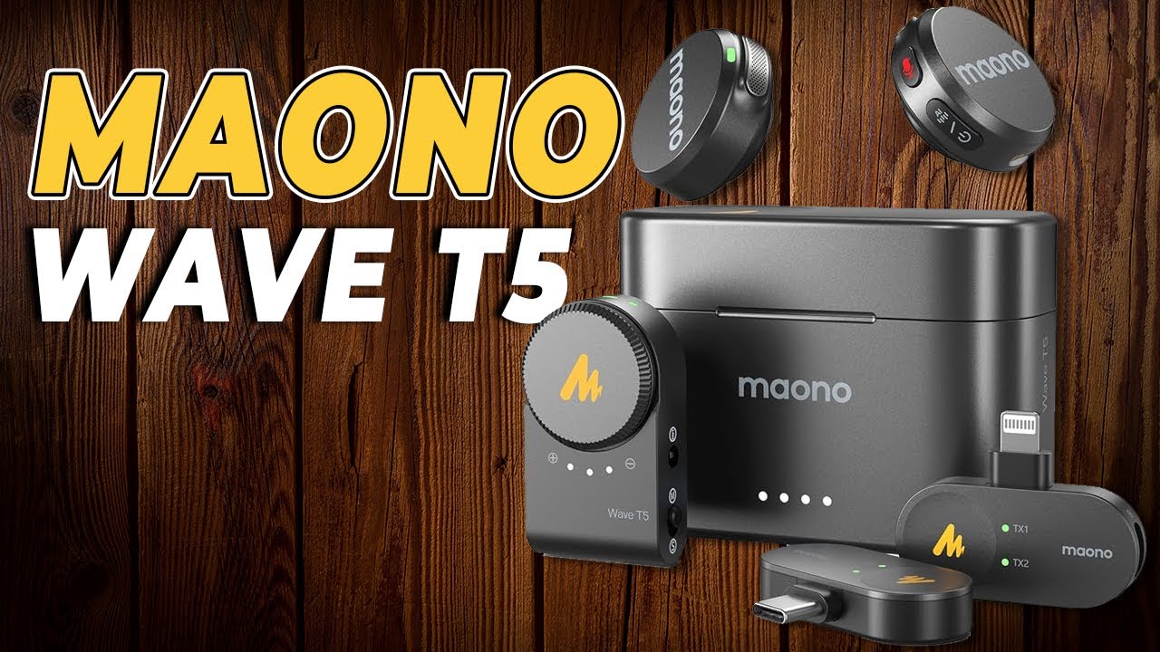 Micrófonos Maono Wave T5 - La Mejor Calidad de Audio por MENOS Dinero!