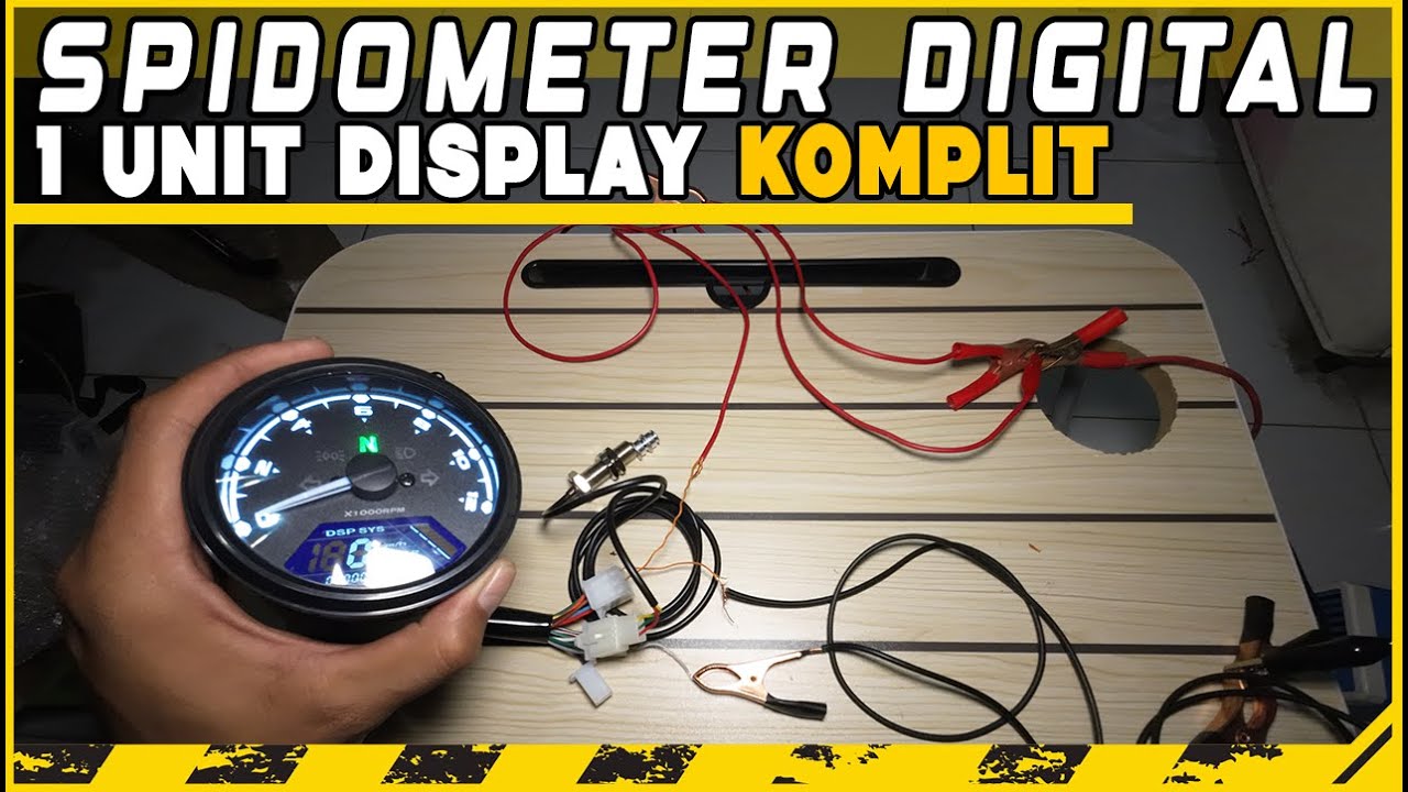 SPIDOMETER DIGITAL MOTOR | Review Jalur Kabel Spidometer babon #spidometer #bangren