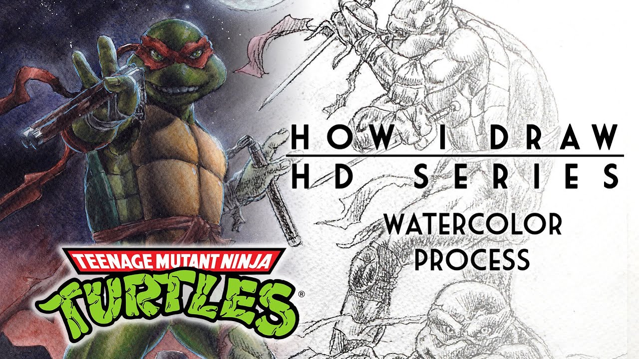 How I Draw Ep. 15 - TMNT Watercolors