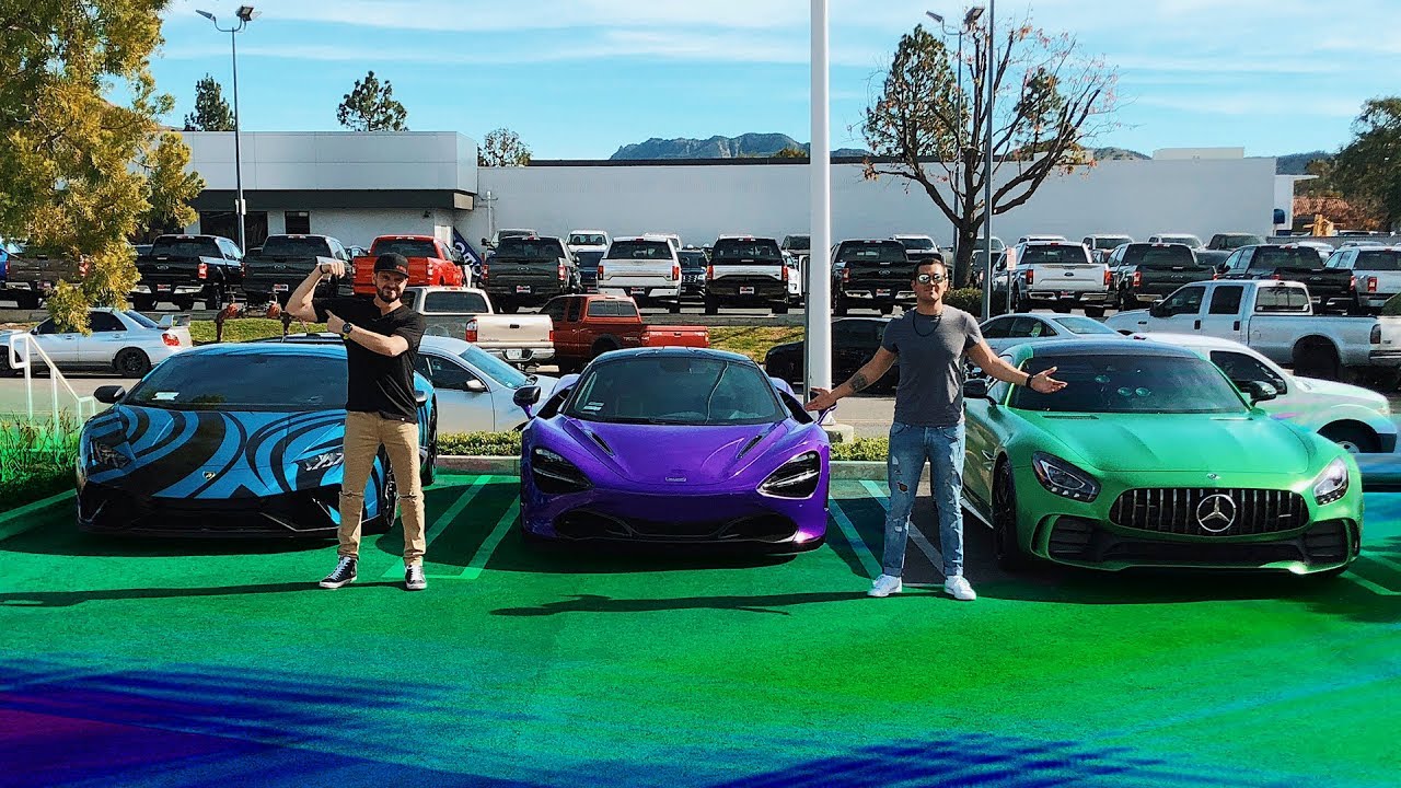 SALOMUNDO ME PRESTÓ SU LAMBO, MCLAREN Y AMG GTR!!! | JUCA