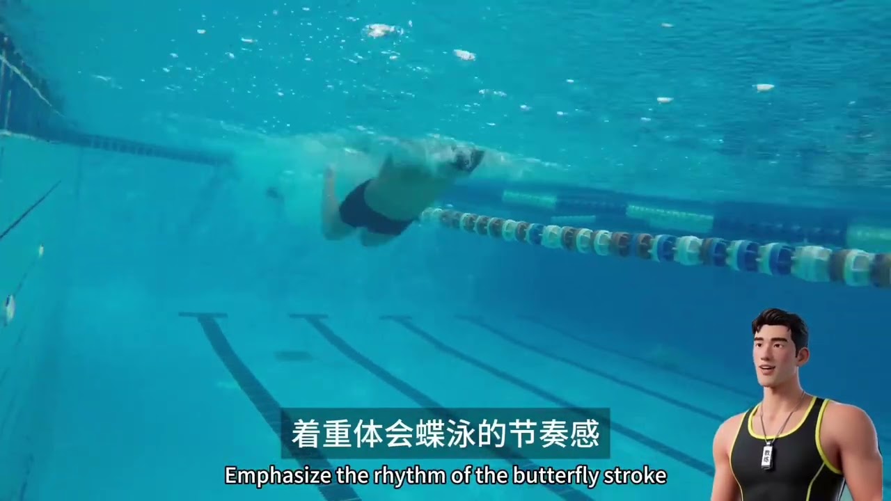 告別蝶泳沉水！ 這是你最詳細的「核心發力與換氣」教程 (9:35 完整版)#swimming #swim  #游泳 #learnswimming #butterfly #swimmer #蝶泳