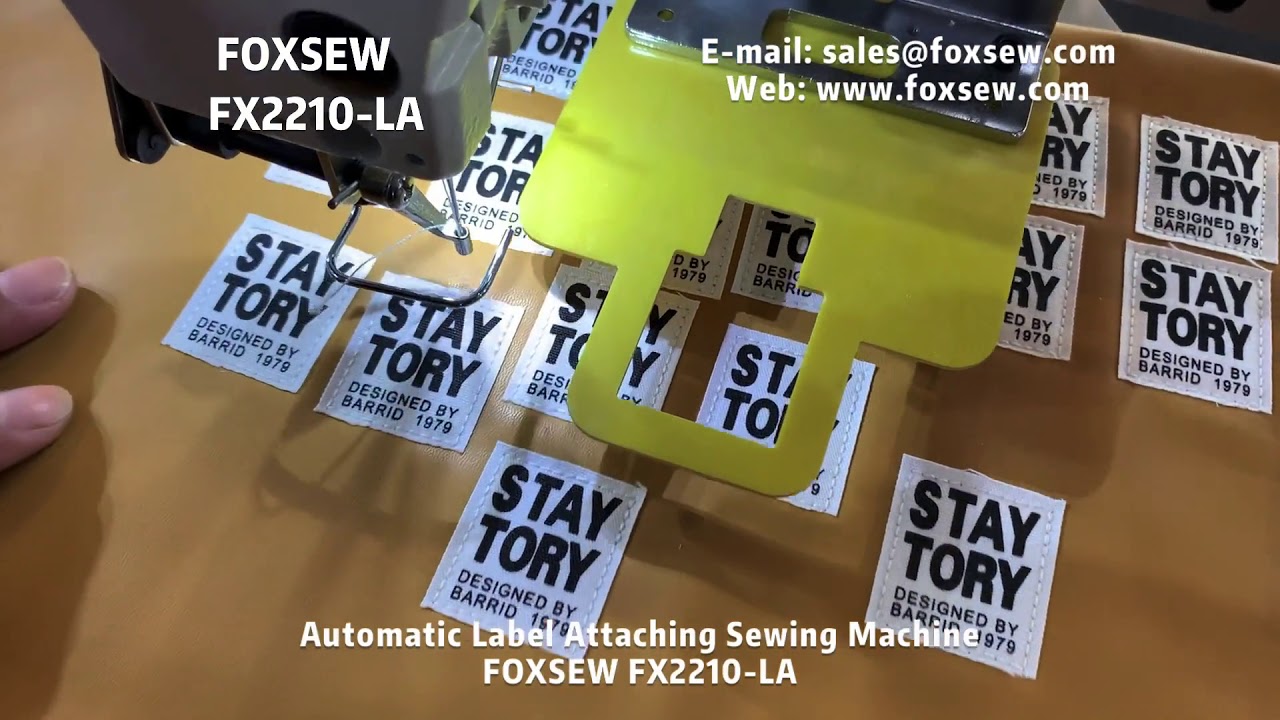 Automatic Label Attaching Sewing Machine