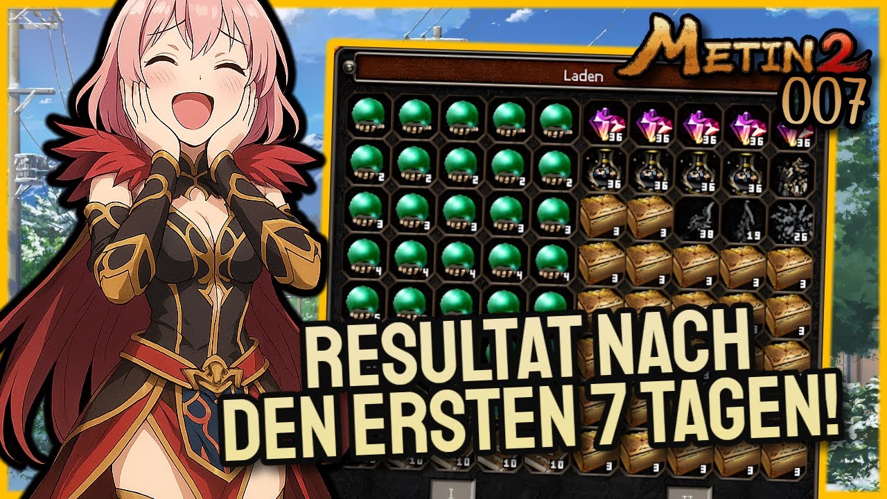 Metin2 Tigerghost 🦁 Lv. 42 Mentalo Projekt [ #007 ] 🦁 Resultat nach der ersten Woche!