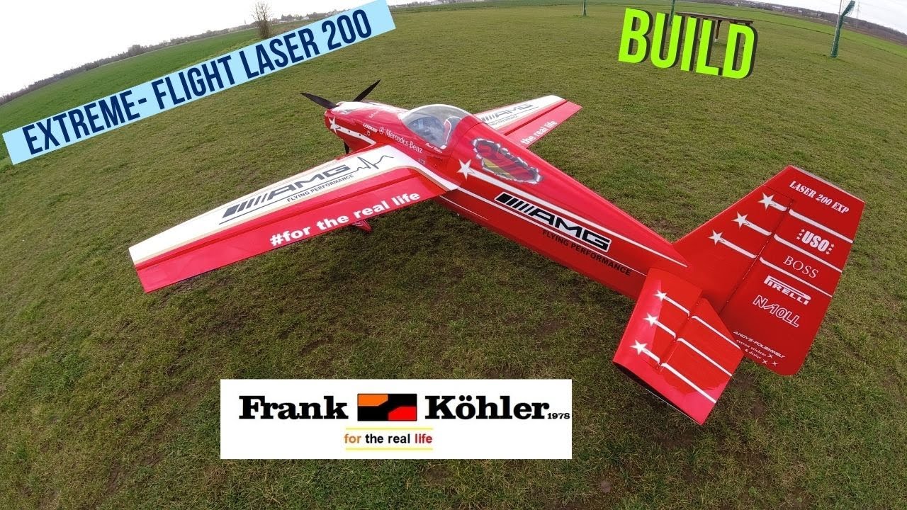 Extreme Flight | Laser 200 | DLE222 | Savöx | Powerbox Mercury SR2 | IMAC Competition | Futaba |