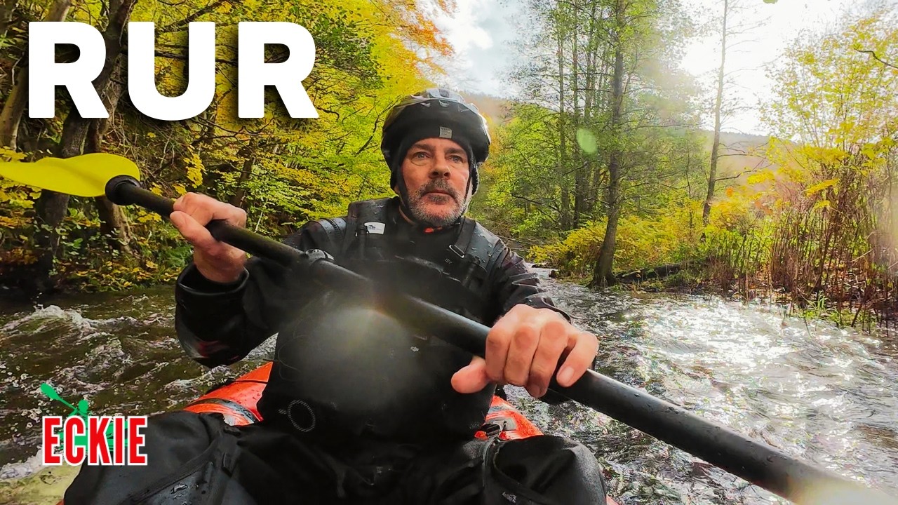 Packrafting in de Eifel – de Rur op haar mooist in de herfst 🍂💦