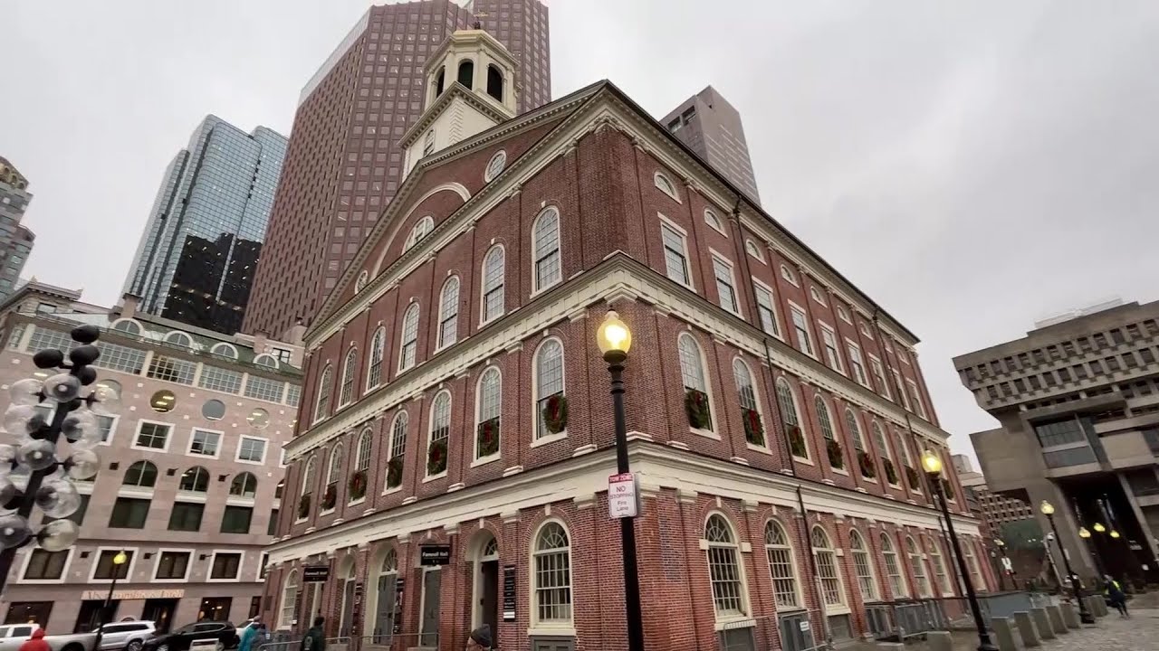 Protesters spending night in Boston City Hall, demand Faneuil Hall name change