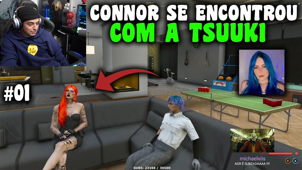 CONNOR SE ENCONTROU COM A TSUUKI PRA CONVERSAR! SERÁ QUE VAI TERMINAR? EP 01