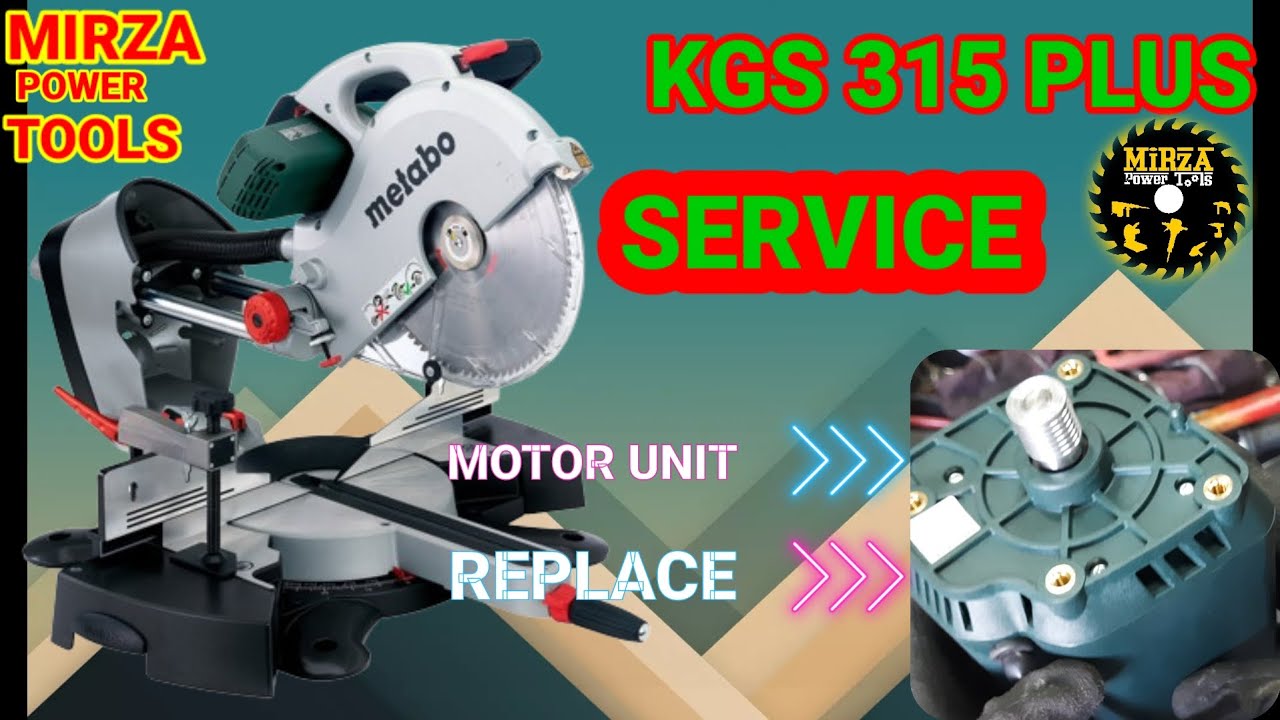 Kgs 315 plus Motor unit replace Full service #powertools #repair #metabo mirza power tools 🔧 🔨