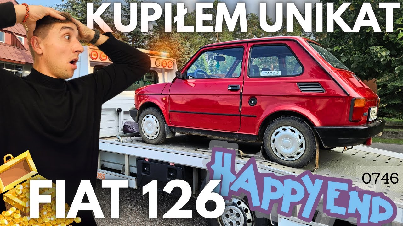 JEDEN Z 1000 OSTATNICH WYPRODUKOWANYCH MALUCHÓW - FIAT 126 HAPPY END