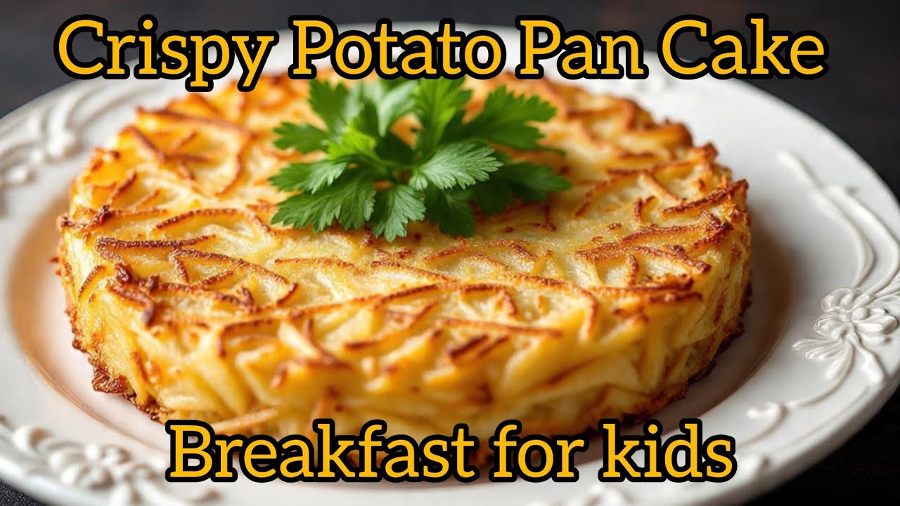 Three Ingredients Potato Recipe/Crispy Pan Cake/Kids Lunch Box/ Evening Snacks