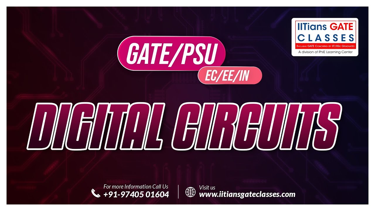 Digital EC | GATE 2023 EC Paper | GATE EC Question Paper Solution | GATE EC, EE & IN Lectures