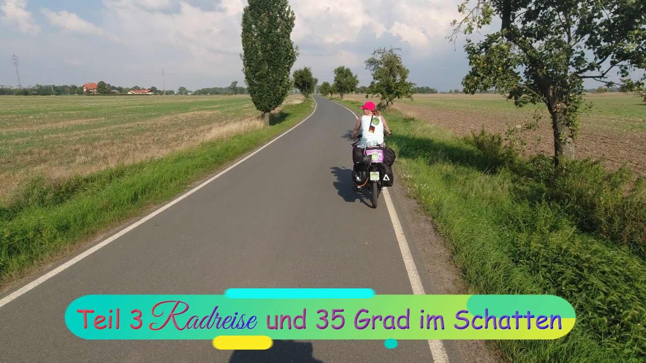 E-Bike Radreise Moldau und Elbe (  Teil 3 und 35 Grad im Schatten  )