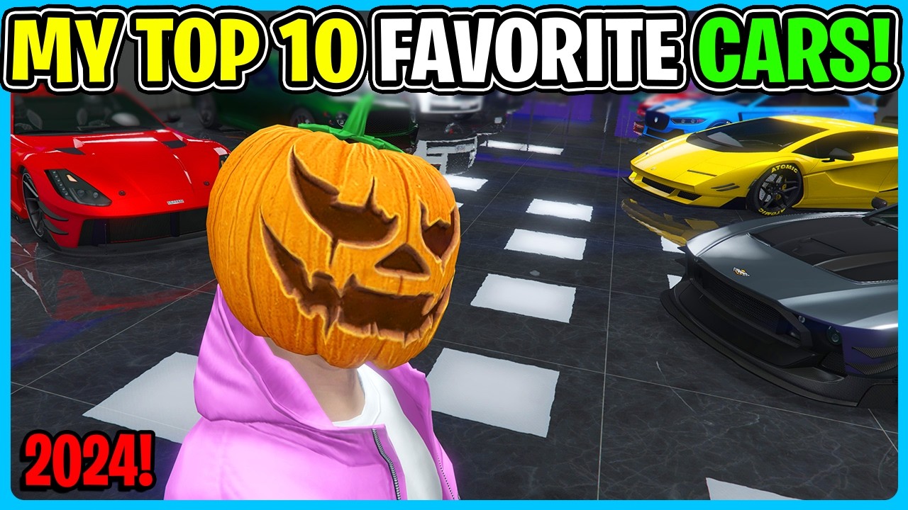 МОИ 10 ЛЮБИМЫХ МАШИН В GTA 5 ОНЛАЙН В 2024 ГОДУ