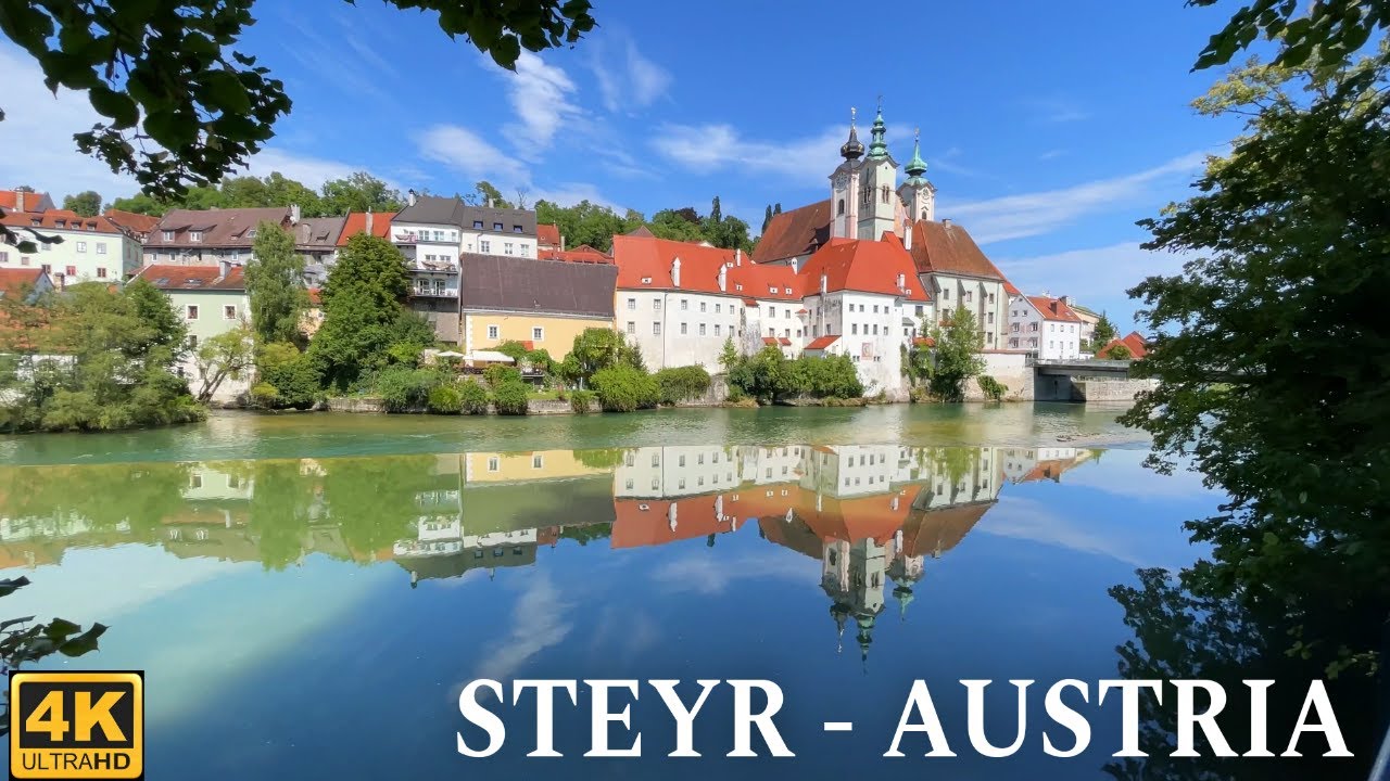Steyr Austria , Walking Tour 4K UHD