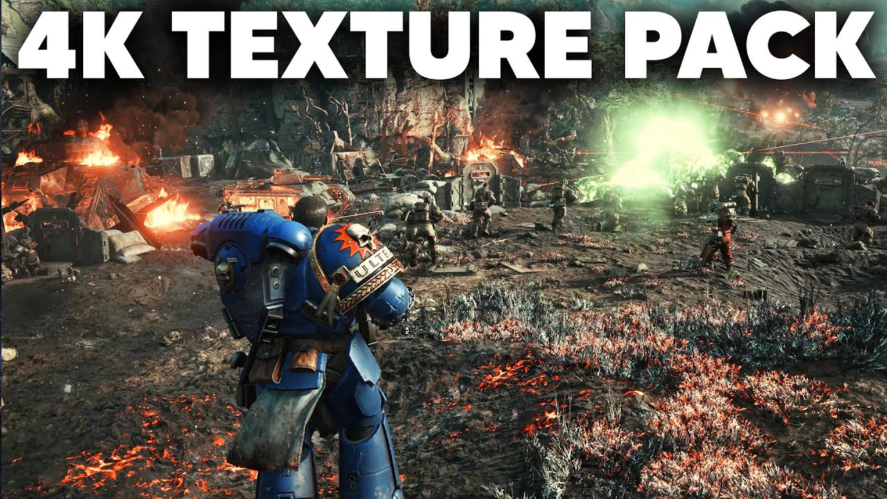 SPACE MARINE 2 &mdash; НОВЫЙ ПАКЕТ ТЕКСТУР 4K (RTX 4090)