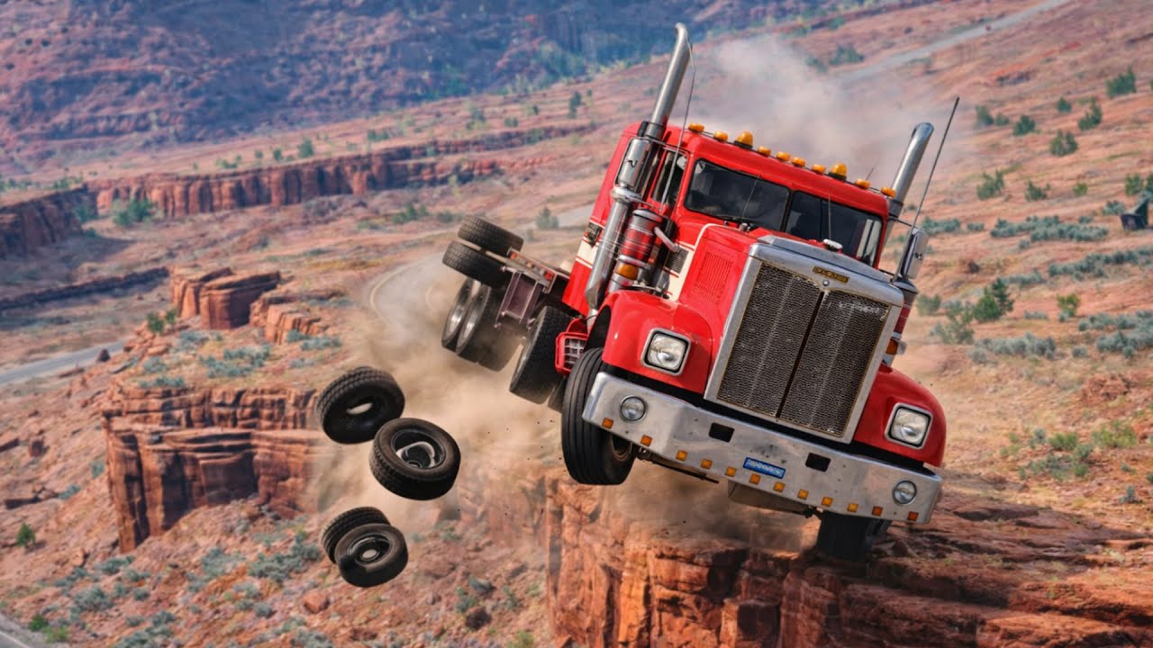 Extreme Car Jump, + Speed Blast | BeamNG Crash Test