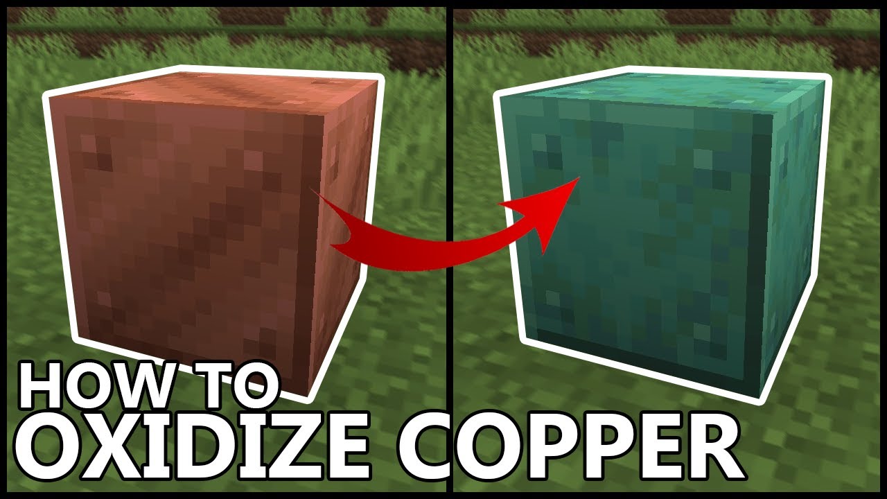 How To QUICKLY OXIDIZE COPPER BLOCKS In MINECRAFT