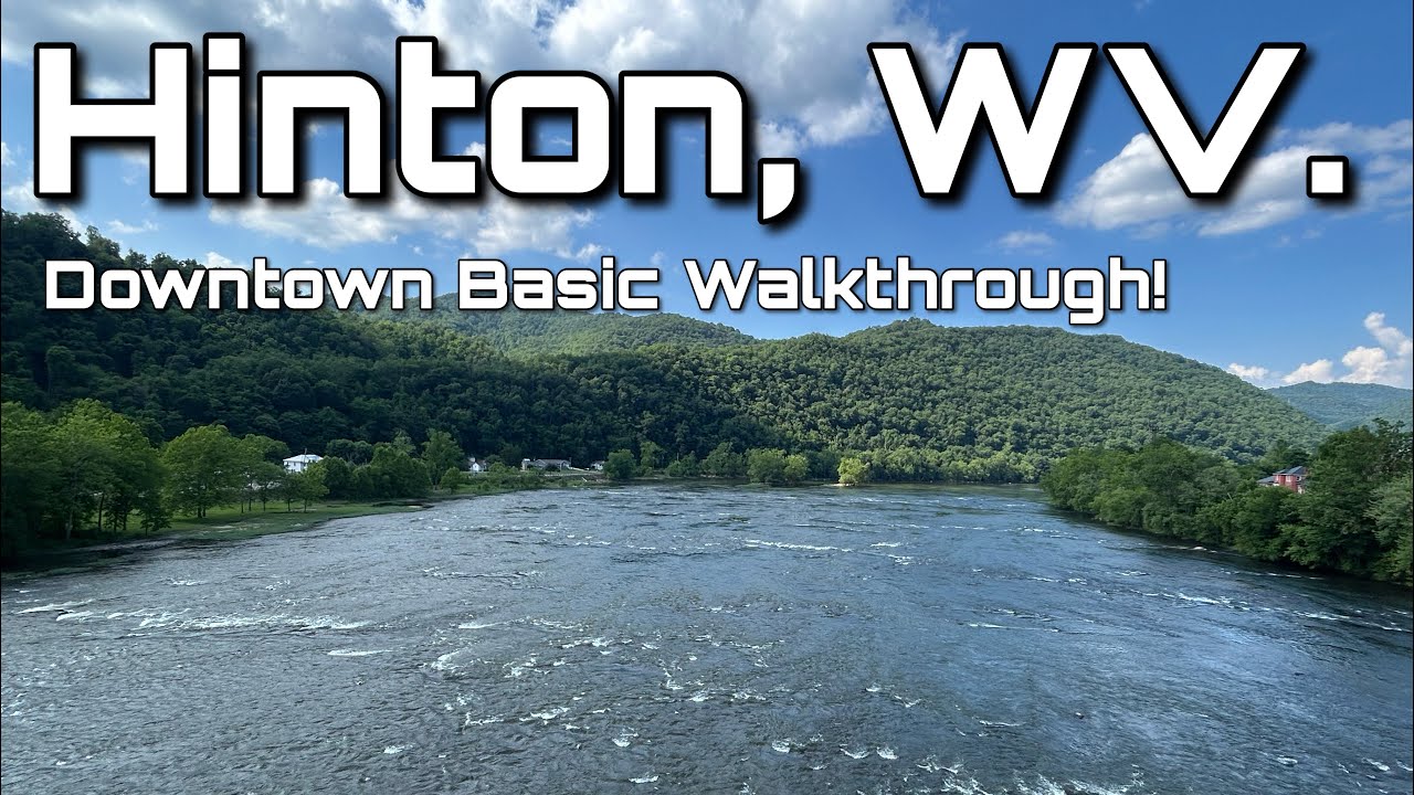 Downtown Hinton, West Virginia Basic Walkthrough! #city #westvirginia #travel #walkthrough