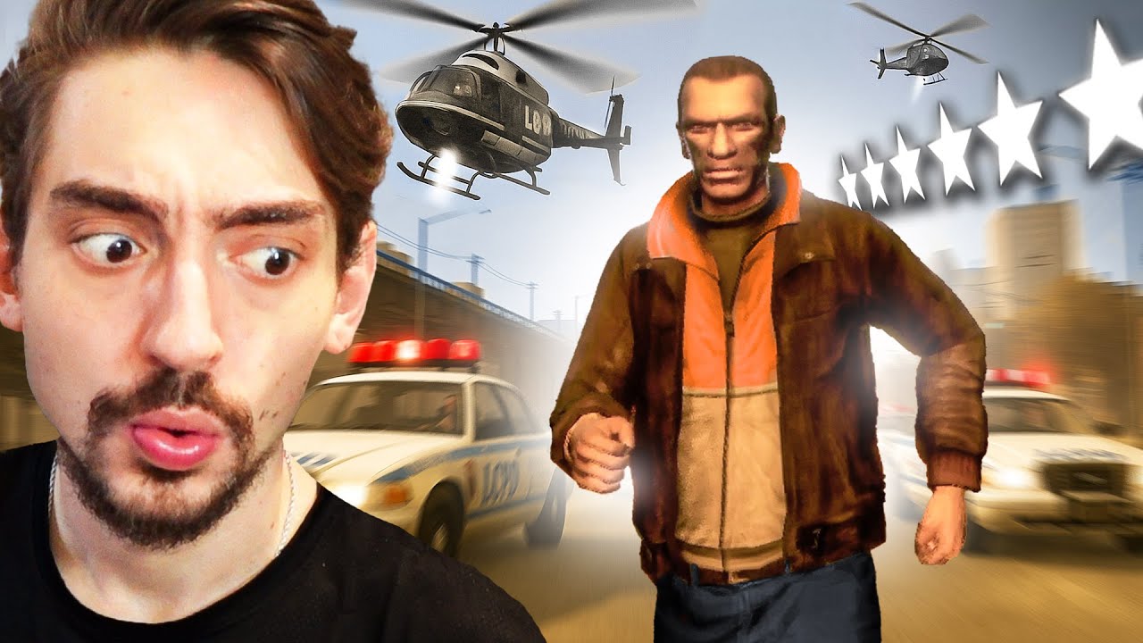 SOBREVIVENDO à POLÍCIA MÁXIMA no GTA 4 de Xbox 360!