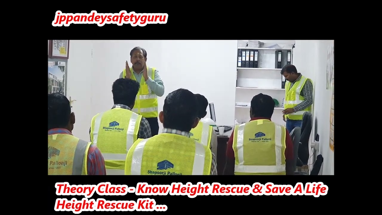 Theory Class - Height Rescue Training  #safetytraining, #jppandeysafetyguru #savealife