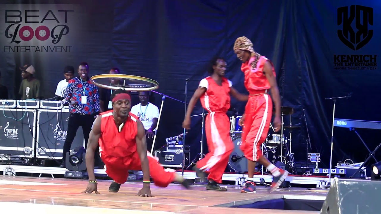 street wise acrobats and gymnastics from bomas on kenya live at embu university.