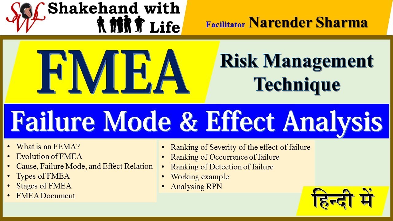Failure Mode and Effect Analysis (FMEA) in Hindi | FMEA Analysis | Quality Control Tools