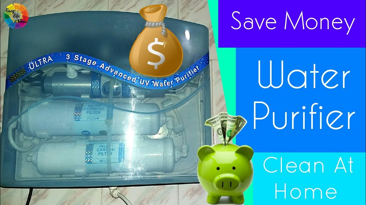 Water Purifier Clean at Home & Save Money