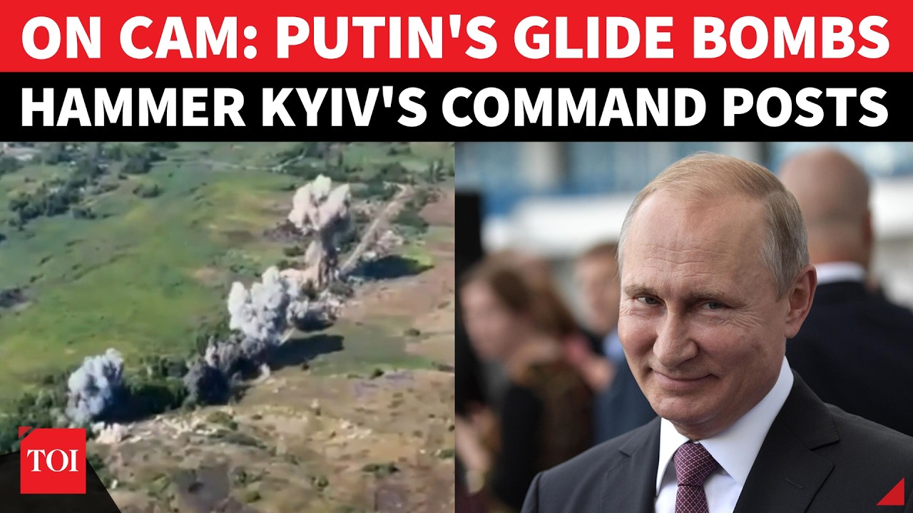 TERRIFYING VIDEO: Putin DEPLOYS FAB-3000, FAB-500 Glide Bombs To DESTROY Zelensky's Command Posts
